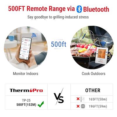 2-Probe BlueTooth Thermometer with Monitor, ThermoPro