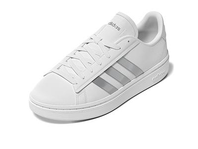 adidas Women's Grand Court Tennis Shoe, White/White