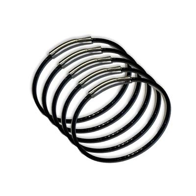 CDM Supply 5.5 Black Nylon Coated Steel Locking Wire Ring with Curved  Heavy Duty Tamper Proof Seal, Keychain Loop, Crimp Wire Key Ring, Cable  Tie, 25 Pack - Yahoo Shopping