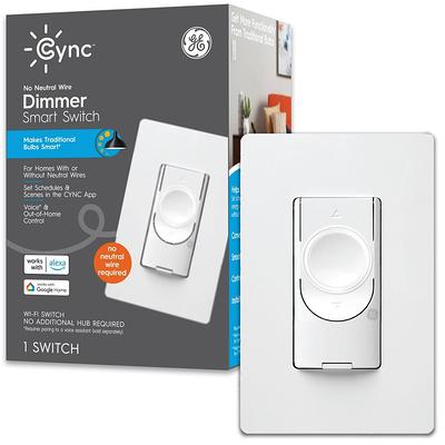 GE mySelectSmart Wireless Remote Control Light Switch 1 Outlet White