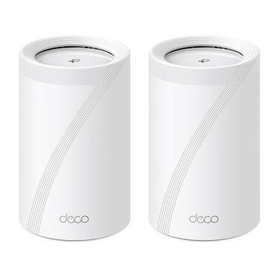 TP-Link Tri-Band WiFi 7 BE22000 Whole Home Mesh System (Deco BE85), 12-Stream 22 Gbps, 2× 10G + 2× 2.5G Ports Wired Backhaul, 8× High-Gain  Antennas