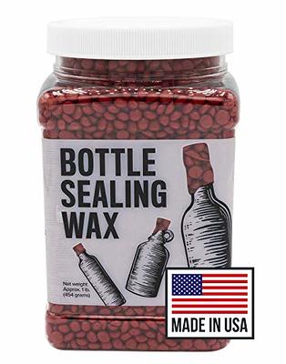 Blended Waxes, Inc. Bottle Sealing Wax 1 lb. Pastilles - Resilient and  Versatile Bottling Wax For Wine, Beer, and Liquor Bottle Sealing - Seals  Between 25-30 Bottles (Bright Red) - Yahoo Shopping