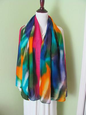 Vintage Louis Feraud Silk Scarf, Muffler, Multicolor 90S Neck Scarf - Yahoo  Shopping