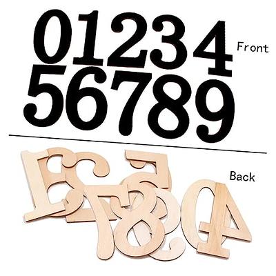 TOYANDONA 2 Sets Wooden Math Numbers Refrigerator Sticker Number