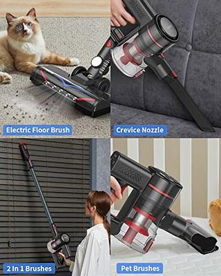 whall Cordless Vacuum Cleaner, Upgraded 25Kpa Suction 280W Brushless Motor  4 in 1 Cordless Stick Vacuum Cleaner, Lightweight Handheld Vacuum for Home  Pet Hair Carpet Hard Floor, up to 55mins Runtime - Yahoo Shopping