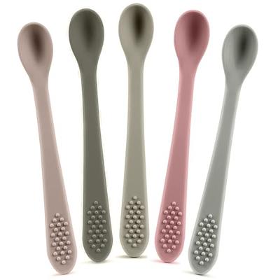 Baby Spoons First Stage Silicone Baby Spoon – Self Feeding Baby Utensils – Infant  Spoons First Stage Baby Feeding Spoon - Soft & Gentle on Gums - BPA Free  Silicone Baby Spoons Set - Yahoo Shopping