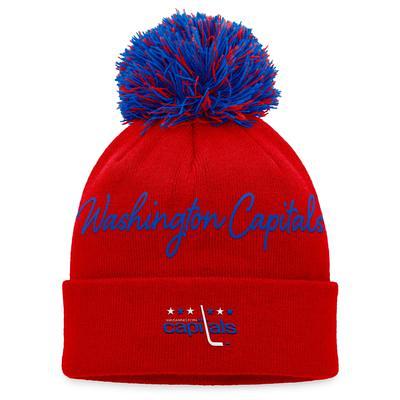 Men's Fanatics Branded Navy/Red Atlanta Braves League Logo Cuffed Knit Hat with Pom