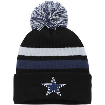 Dallas Cowboys New Era 2023 Sideline Tech Cuffed Knit Hat - White/Navy