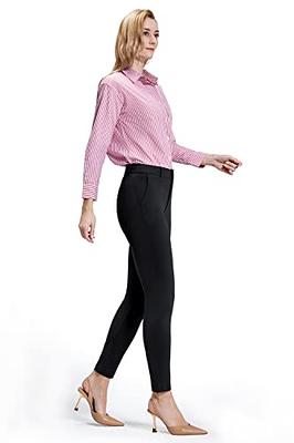 Bamans Women's Straight Leg Dress Pants with Pockets Business Casual  Trousers for Work : : Clothing, Shoes & Accessories