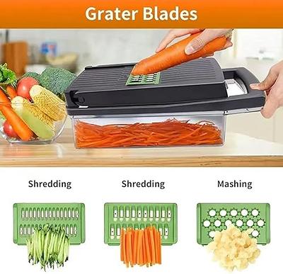 Fruit Chopper Vegetable Onion Garlic Cutter Press Manual Food Speedy Mini  Slicer