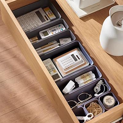 Clear Drawer Organizer, [25 PCS] Clear Plastic Drawer Organizers for Home  Organization and Storage, Including 4 Sizes Small Organizer Bins, Non-Slip  Pads, for Bathroom, Kitchen, Vanity & Office