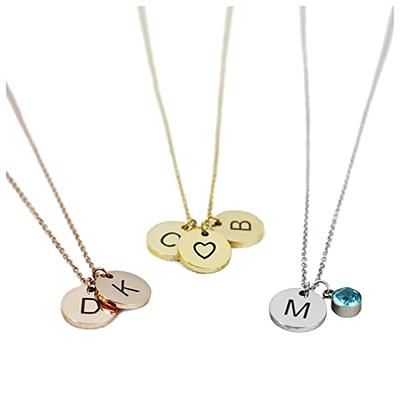 Gifts for Mom - Personalized necklace - Letter to Mom with Heart