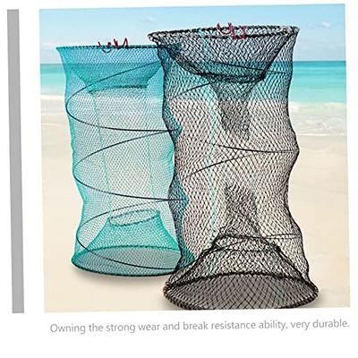 Toddmomy Lobster Net Shrimp and Crab Cage Minnow for Fishing Crab Net  Collapsible Crab Fishing Net Crab Traps for Blue Crabs Crab for Blue Crabs  Shrimp Polyester Round Lobster Shrimp Net 