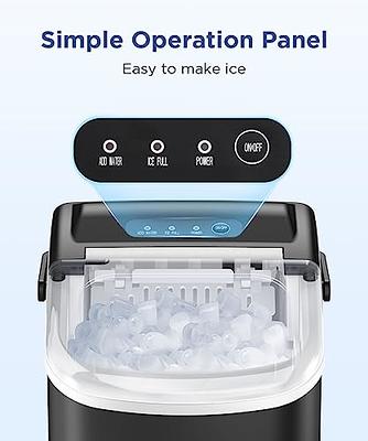 Silonn Ice Maker Machine Countertop, 26 lbs in 24 Hours, 9 Cubes Ready in 6  Mins, Self-Clean Ice Maker Compact Portable Ice Maker with Ice Scoop and  Basket - Yahoo Shopping