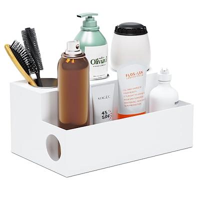 Acrylic Hair Tool Organizer Holder Bathroom Countertop Vanity Caddy Storage