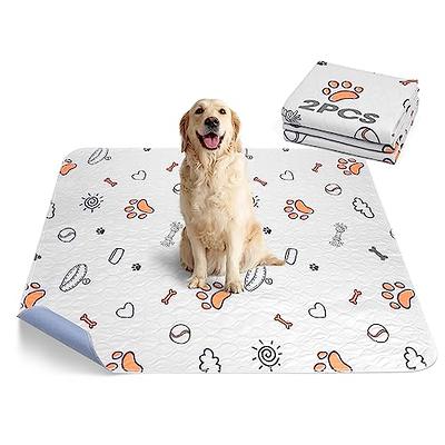 Waterproof Dog Food Mat Washable Dog Pee Pads Non-slip Absorbent