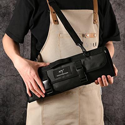 Damacus Steel 7 Pcs Japanese Chef Knives Set Kitchen Knife Set and Leather  Roll Bag 