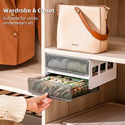 Garneck 4 Portable Drawers Desk Fridge Clear Vanity Organizer Storage  Drawers Organizer Plastic Box Organizer Drawers Small Drawer Showcase  Crafts