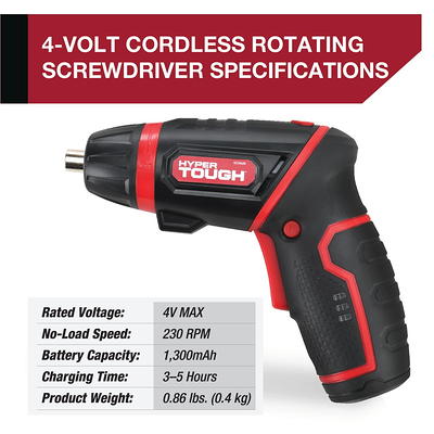 4V Max* Cordless Screwdriver With Bit Storage