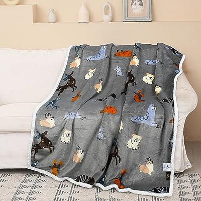 Bare Home Sherpa Fleece Blanket - Reversible Plush Bed Blanket