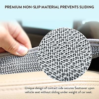 XHYANG Car Seat Protector 1 Pack Car Seat Cushion Mat Thickest  Padding,Waterproof 600D Fabric Car Seat Covers for Non-Slip Backing Mesh  Pockets for