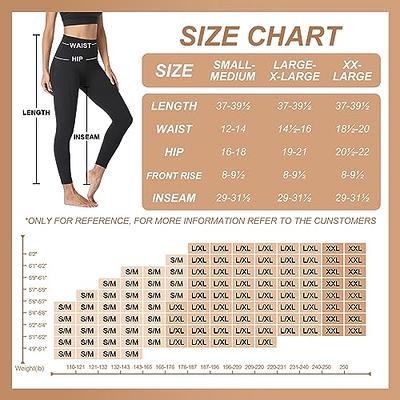 High Waisted Leggings for Women - Buttery Soft Tummy Control Yoga Pants for  Workout, Running - Reg & Plus Size, Large-X-Large (Black） - Yahoo Shopping