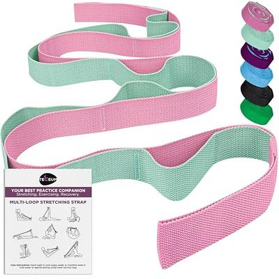 NEW 2023] TECEUM Stretching Strap for Yoga & Physical Therapy – 10 Loops –  Choice of materials & colors – Non-elastic Leg Stretch Straps for  Stretching, Exercising, Pilates, Post-injury - Yahoo Shopping
