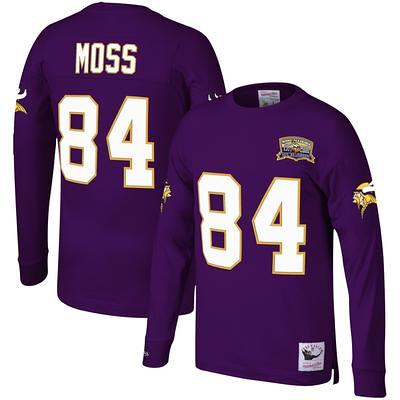 Randy Moss Minnesota Vikings White Jersey Mitchell Ness NFL