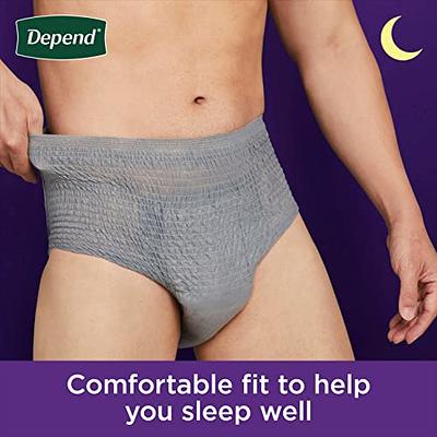 Because Adult Incontinence Underwear for Sensitive Skin - Women - Premium  Overnight Disposable Briefs, Anti Odor - White, X-Large - Absorbs 6 Cups 