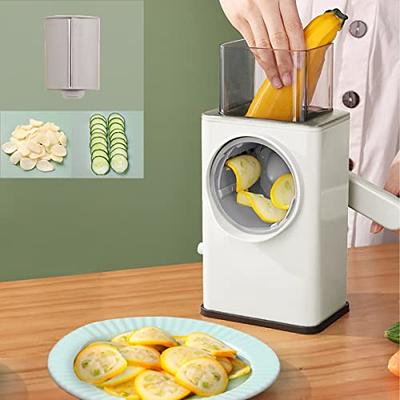 Handheld Rotary Slicers For Vegetables Cheese Grater Shredder