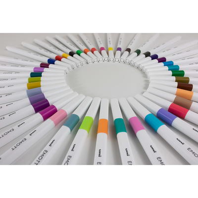 Uni EMOTT Sign Pen 0.4 Mm 5 Color Sets Fineliner Markers 