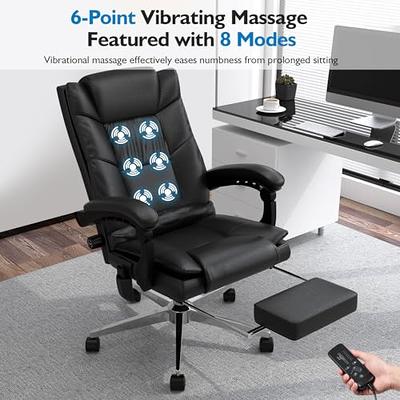 Misolant Ergonomic Office Chair with Footrest, Ergonomic Desk Chair with  Adjustable 2D Lumbar Support, High Back Office Chair with Adjustable