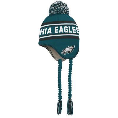 Youth Aqua/Orange Miami Dolphins Jacquard Tassel Knit Hat with Pom