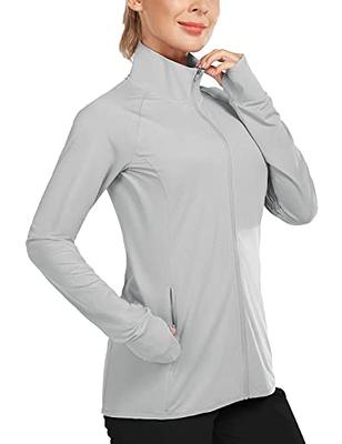 BALEAF Women's Athletic Jackets Full Zip Long Sleeve Sun Shirts