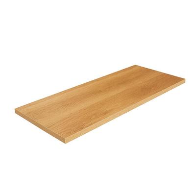 Chestnut Laminated Wood Wall Mounted Shelf 12 in. D x 48 in. L