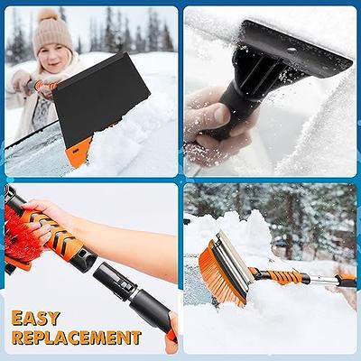 XDOVET Snow Brush Extendable Ice Scraper for Truck SUV with
