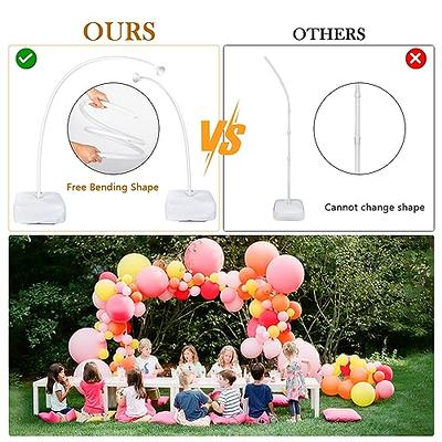 Balloon Column Stand Kit Bendable Balloon Arch Stand Reusable Balloon Clips Pump  Knotter for Birthday Party Wedding Decoration - AliExpress