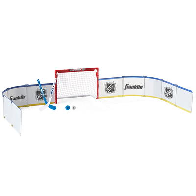 Franklin Sports Mini Hockey Rink Set, Half Rink Knee Hockey Goal, Mini  Sticks, and Ball Set, Indoor Mini Hockey Rink, Official NHL Licensed -  Yahoo Shopping