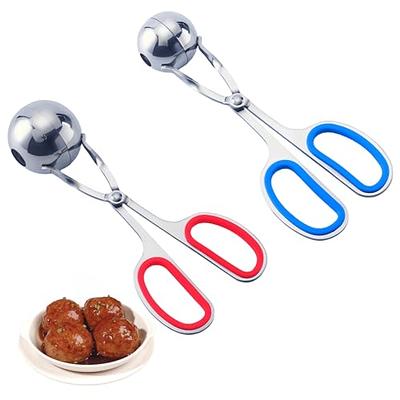 2PCS None-Stick Meatball Scoop Ball Maker , Stainless Steel