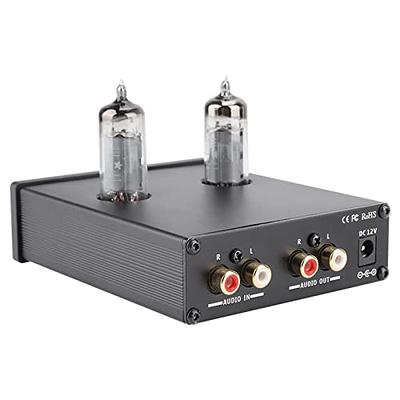  Rodyweil Preamplificador de micrófono - DI Box - Amplificador  de preamplificador de micrófono de 4 entradas - con alimentación fantasma  de 48 V : Instrumentos Musicales
