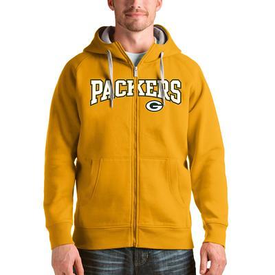 Green Bay Packers Nike Fan Gear Mascot Performance Full-Zip Hoodie -  Gold/Green