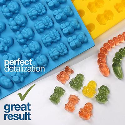 3 pieces candy mold silicone gummy bear molds silicone molds with