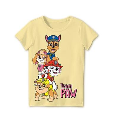 Nickelodeon Paw Patrol Shopping Kids 3-Piece Yahoo 3-Pack Short Toddlers T-Shirt for Sleeve and Set, 6X, Girls Set Pink/Yellow/Beige) (Size - Bundle