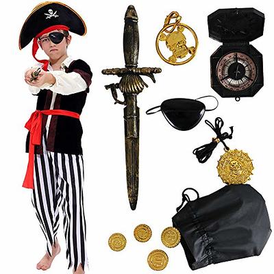 Captain Hook Halloween 3pcs Pirate Hook, Fake Bronze Costumes