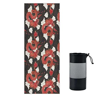  WELLDAY Yoga Mat Floral & Llama Non Slip Fitness