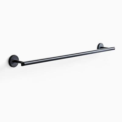 Mid-Century Contour Bath Hardware - Matte Black