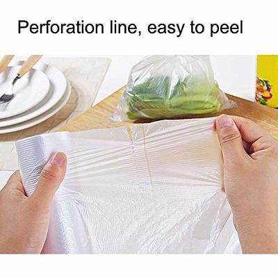 CANLENPK 4x8 Inch/10x20cm Vacuum Seal Bags,Small Precut Food Storage Sealer  Bag,Seal Meal Snack Fruit Nut Tea Cookie Bean,Boil Steam Heat Freezer Sous