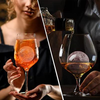 Silicone Ice Ball Maker For Whiskey And Cocktails - Round Sphere