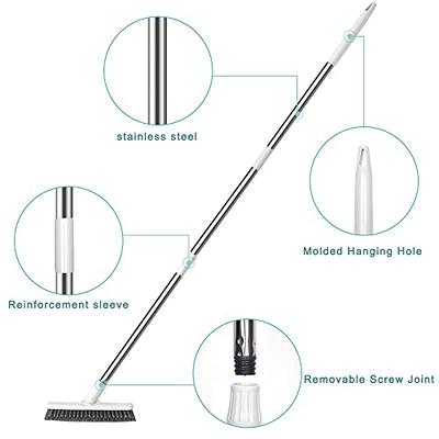 Floor Scrub Brush Broom Stiff Bristles Crevice Scrubber for Tile