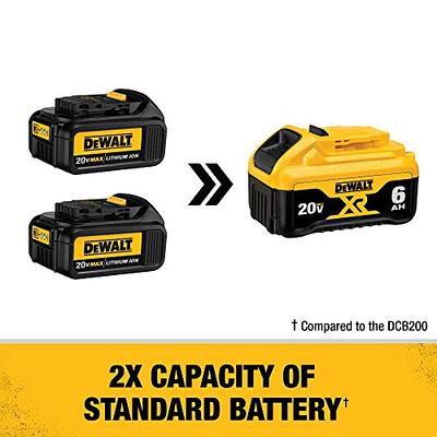 DEWALT 20V MAX Premium XR 6.0AH Lithium-Ion Battery Pack 2-Pack